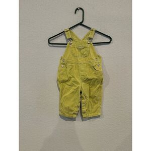 Baby Gap Baby's Size 12-18M Corduroy Adjustable Straps Bib Front Romper Green